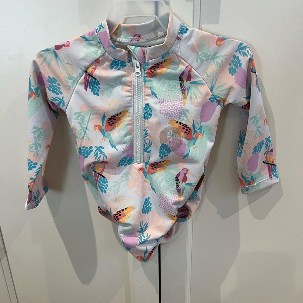 Lila and jack 18m Kids Swim Rash Guard with Colorful Print
